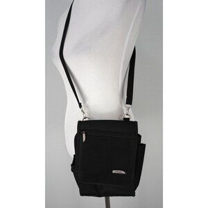 Travelon Black Crossbody Shoulder Bag Anti-Theft Purse